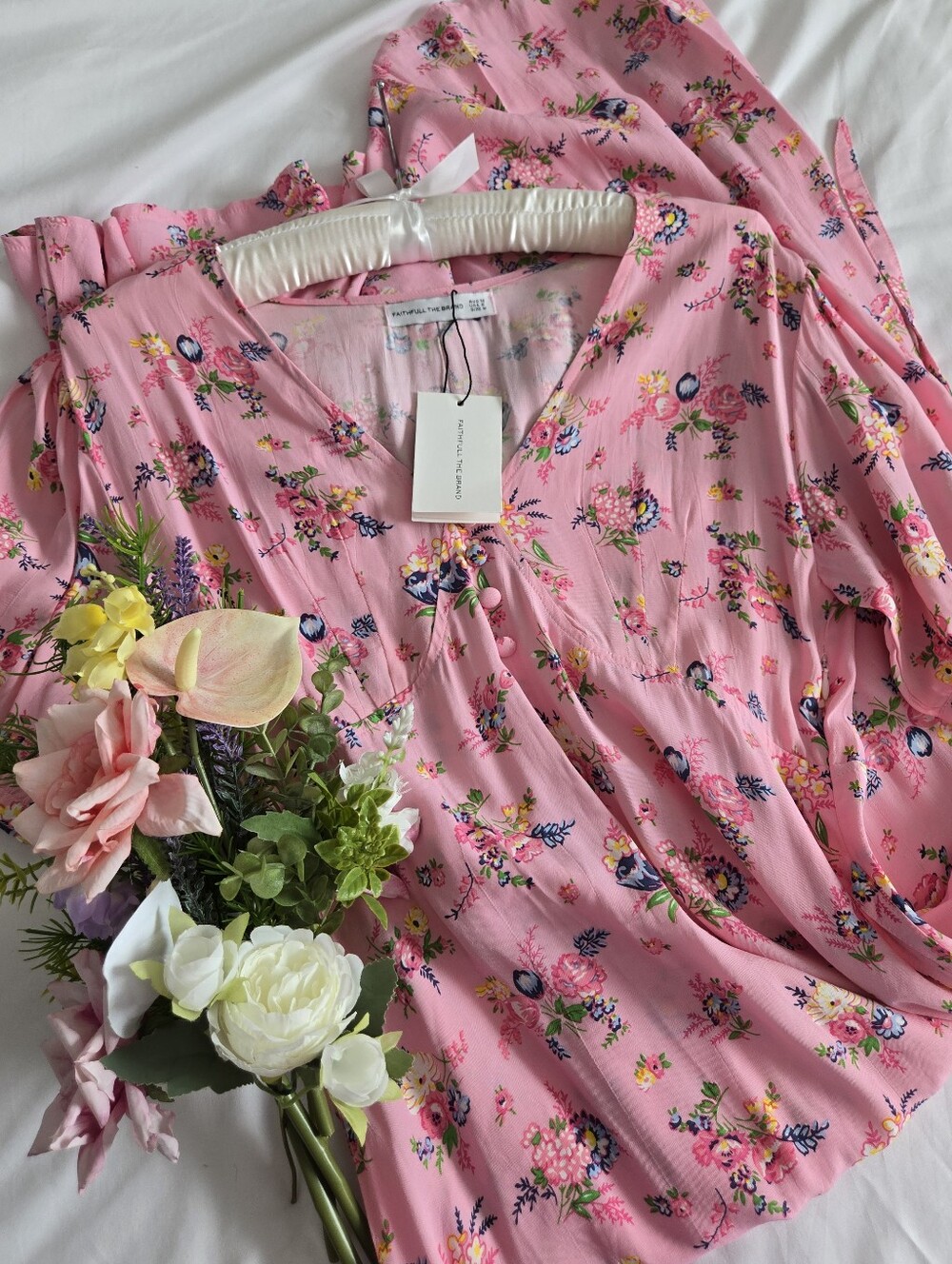 Faithfull The Brand Daija Midi Dress